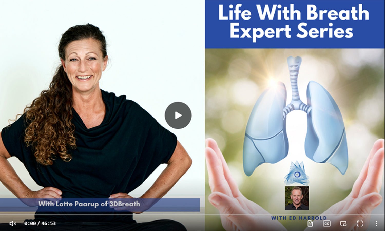 Podcast at Life With Breath Podcast by Ed Harrold - 3Dbreath.com