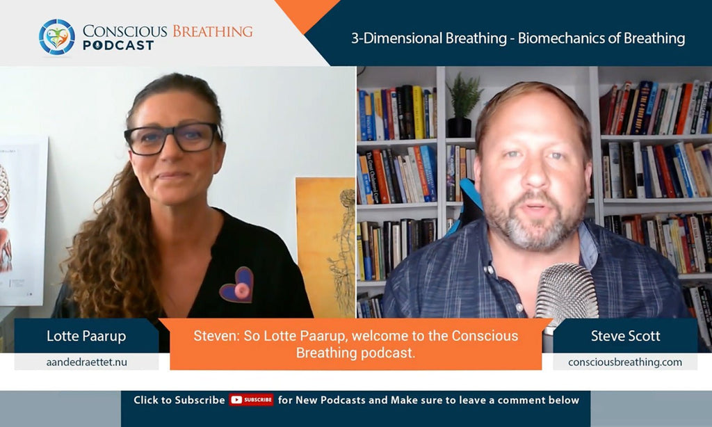 Rhythmic 3-Dimensional Breath with Physiotherapist Lotte Paarup (Podcast) - 3Dbreath.com