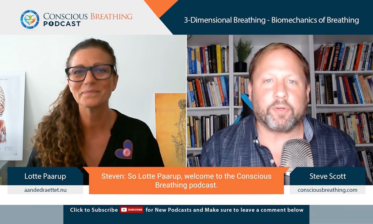 Rhythmic 3-Dimensional Breath with Physiotherapist Lotte Paarup (Podcast) - 3Dbreath.com